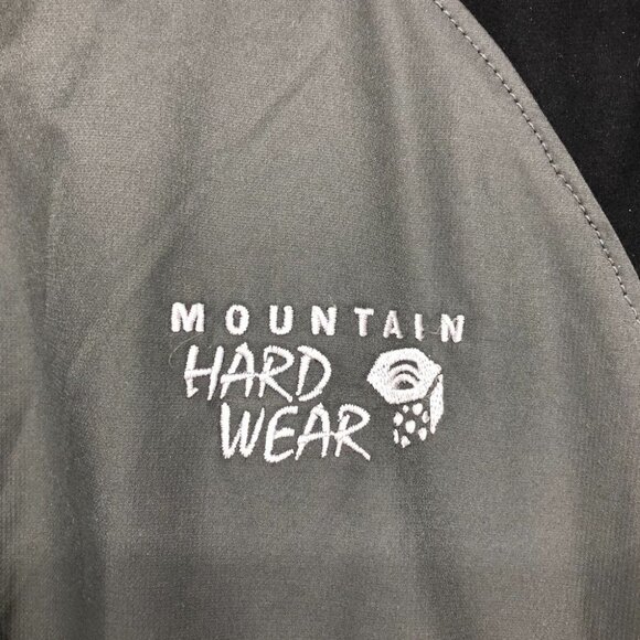 Mountain Hardwear Grey Light Windbreaker Outer Shell Nylon Zipup Jacket size  S - Picture 6 of 15